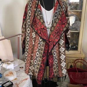 One Size Fringe Jacket/Cardigan
